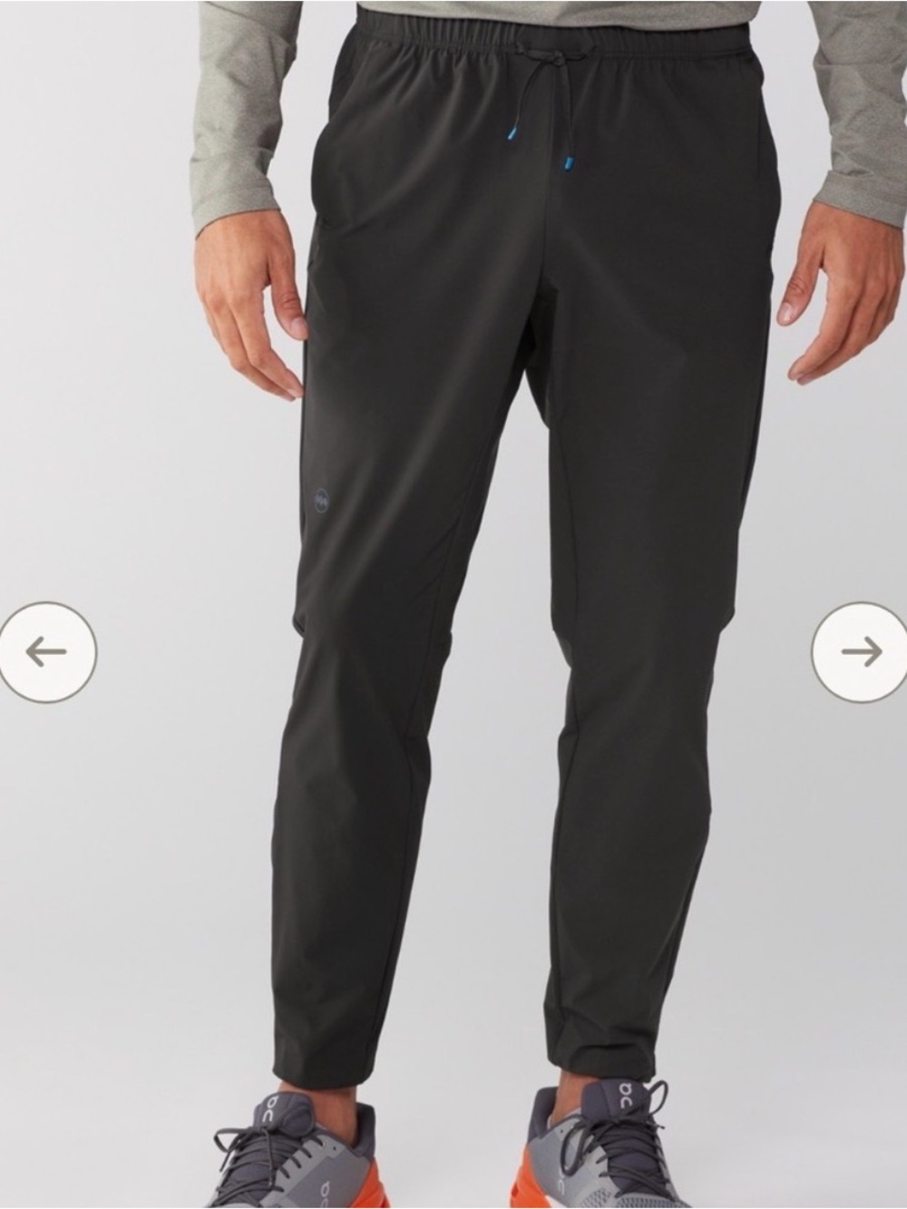 Janji Men's Black Atlas Tech Athletic Pants Size XL